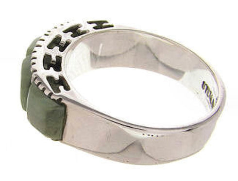 Turquoise Jewelry Southwest Sterling Silver Ring Size 6-3/4 MW64054