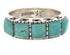 Turquoise Silver Southwest Jewelry Ring Size 4-3/4 MW64066