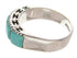 Turquoise Silver Southwest Jewelry Ring Size 4-3/4 MW64066
