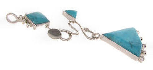 Southwest Turquoise And Sterling Silver Pendant Jewelry IS59868