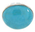 Southwest Sterling Silver Turquoise Ring Size 4-1/2 OS59770