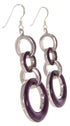 Sugilite Southwest Earrings Silver Hook Dangle Jewelry IS59780