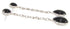 Southwest Sterling Silver Genuine Jet Earrings BW62465