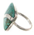 Turquoise Jewelry Silver Ring Size 7-1/4 MW63751