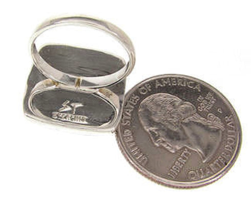 Turquoise Sterling Silver Jewelry Ring Size 5-1/4 MW63757