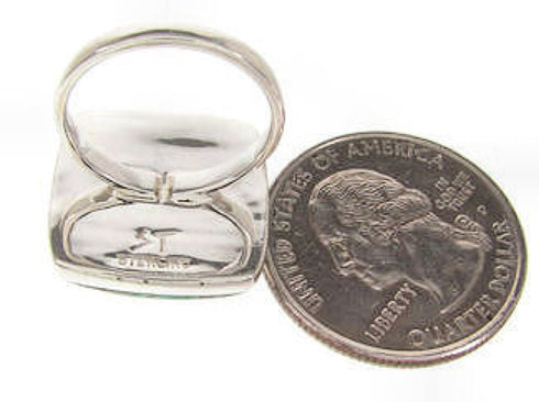 Southwest Sterling Silver Turquoise Jewelry Ring Size 4-3/4 MW63761