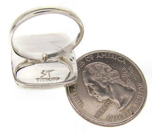 Sterling Silver Turquoise Jewelry Ring Size 6-1/4 MW63762