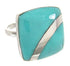 Sterling Silver Jewelry Southwest Turquoise Ring Size 5-1/4 MW63830