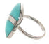 Sterling Silver Jewelry Southwest Turquoise Ring Size 5-1/4 MW63830
