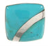 Silver Jewelry Southwest Turquoise Ring Size 8-3/4 MW63841