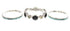 Sterling Silver Multicolor Stackable Ring Set Size 4-3/4 BW64208