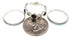 Sterling Silver Multicolor Stackable Ring Set Size 4-3/4 BW64208