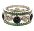 Multicolor Sterling Silver Stackable Ring Set Size 7-1/4 BW64275
