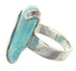 Sterling Silver Turquoise Ring Southwest Jewelry Size 5-1/4 IS61348