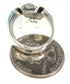 Southwestern Sterling Silver Turquoise Jet Ring Size 6-1/4 BW62616