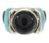 Turquoise And Jet Southwest Jewelry Ring Size 4-3/4 BW62774