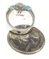 Turquoise And Jet Southwest Jewelry Ring Size 4-3/4 BW62774