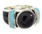 SouthwestTurquoise And Jet Ring Jewelry Size 8-1/4 BW62802
