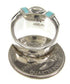 Southwest Jewelry Turquoise And Jet Ring Size 8-3/4 BW62815