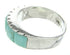 Turquoise And Sterling Silver Southwestern Ring Size 6-1/4 CW70379
