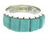 Southwest Turquoise Inlay Silver Ring Size 5-3/4 CW63648