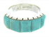Southwest Turquoise And Silver Ring Size 4-1/2 CW63655