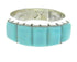 Southwest Silver And Turquoise Ring Size 5-1/2 CW63659