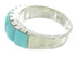 Southwest Silver And Turquoise Ring Size 5-1/2 CW63659
