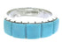 Sterling Silver Turquoise Southwestern Ring Size 8-3/4 CW63666