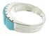 Sterling Silver And Turquoise Southwest Ring Size 7-3/4 CW63664