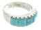 Turquoise Genuine Sterling Silver Southwestern Ring Size 5-3/4 CW63668