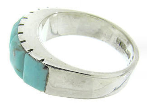 Turquoise And Silver Southwest Ring Size 4-3/4 CW63685