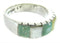 Turquoise Mother Of Pearl Sterling Silver Ring Size 7-1/2 AW63641