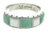 Mother Of Pearl Turquoise Southwest Ring Size 6-3/4 AW63678