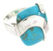 Turquoise Sterling Silver Southwest Ring Jewelry Size 5-1/2 IS61205