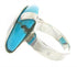 Turquoise Sterling Silver Southwest Ring Jewelry Size 5-1/2 IS61205