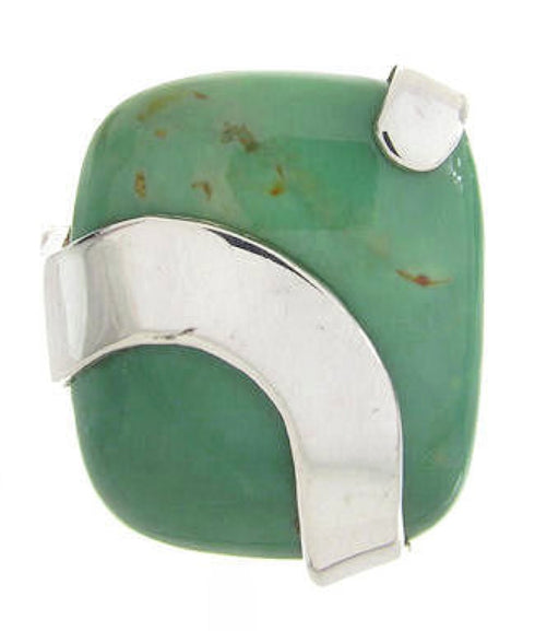 Turquoise Sterling Silver Southwest Ring Jewelry Size 4-1/2 IS61297