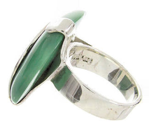 Turquoise Sterling Silver Southwest Ring Jewelry Size 4-1/2 IS61297