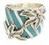 Opal Sterling Silver Southwest Turquoise Ring Size 4-3/4 IS60629