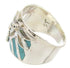 Opal Sterling Silver Southwest Turquoise Ring Size 4-3/4 IS60629