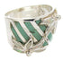 Sterling Silver Turquoise Southwest Opal Ring Size 6-3/4 IS60683