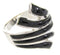 Southwestern Onyx Silver Ring Size 5-3/4 PX36393