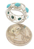 Sterling Silver Southwest Turquoise Ring Size 4-3/4 PS61529