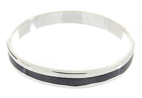 Southwestern Stackable Jet Ring Size 7-3/4 PS61599