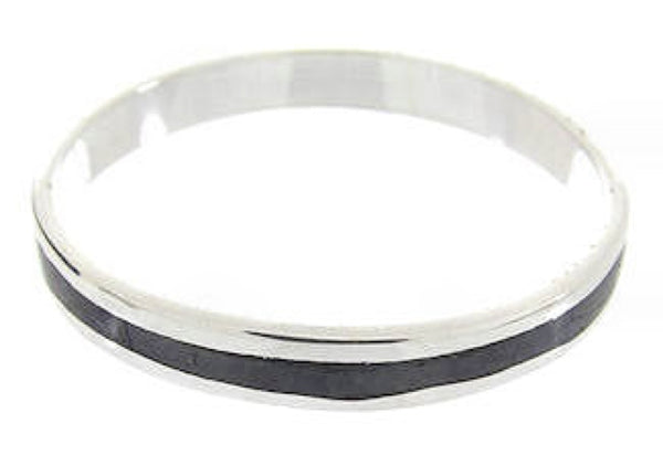 Southwestern Stackable Jet Ring Size 7-3/4 PS61599