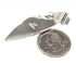 Southwestern Turquoise Silver Pendant PS61093