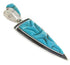 Turquoise Southwestern Sterling Silver Pendant PS61030
