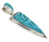 Turquoise Silver Southwest Pendant PS61032