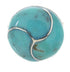 Sterling Silver Turquoise Southwestern Jewelry Ring Size 5-1/4 YS63375