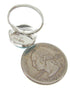 Sterling Silver Turquoise Southwestern Jewelry Ring Size 5-1/4 YS63375